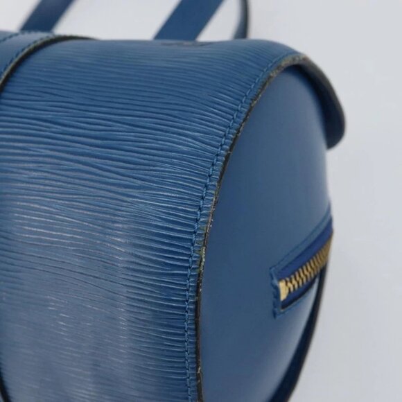 LOUIS VUITTON Epi Soufflot Hand Bag Blue - Picture 10 of 15